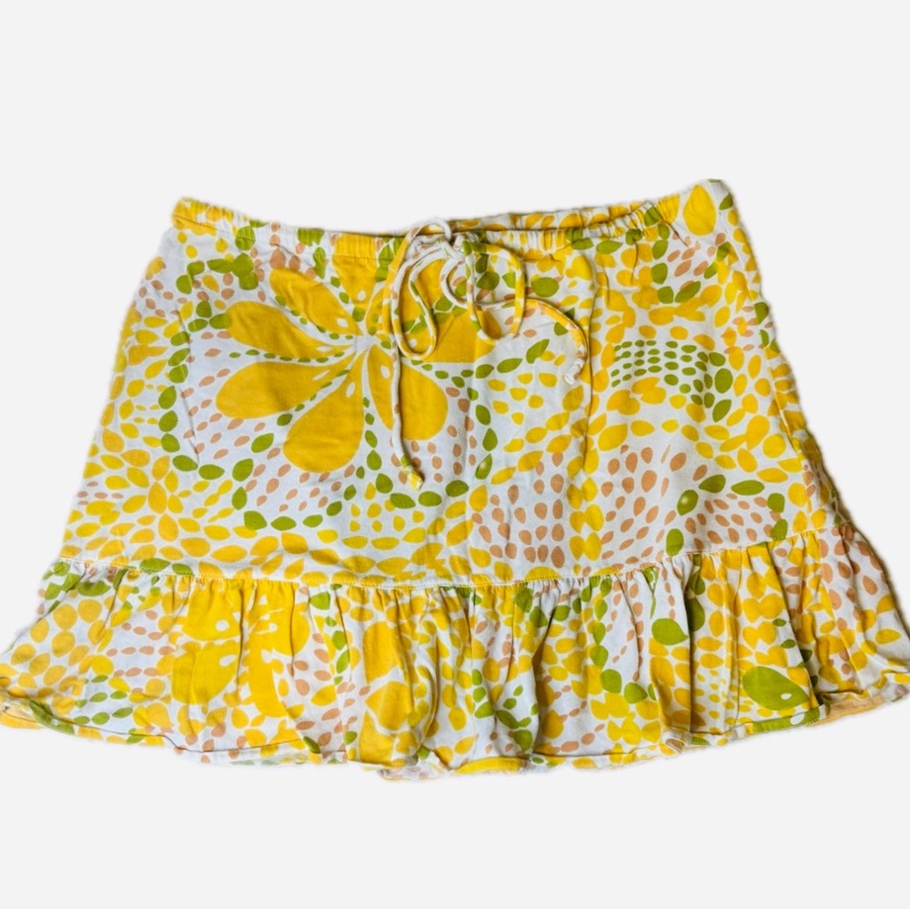 J.CREW Women’s Mini Floral Skirt with Ruffled Bottom Size XS